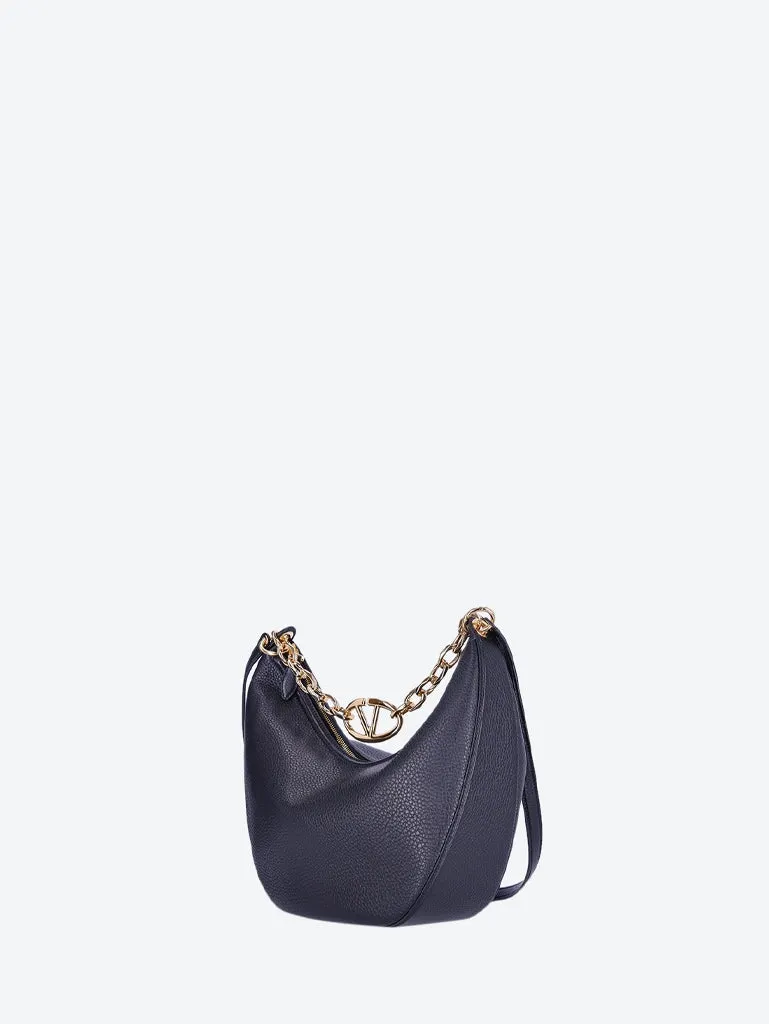 Vlogo leather moon bag