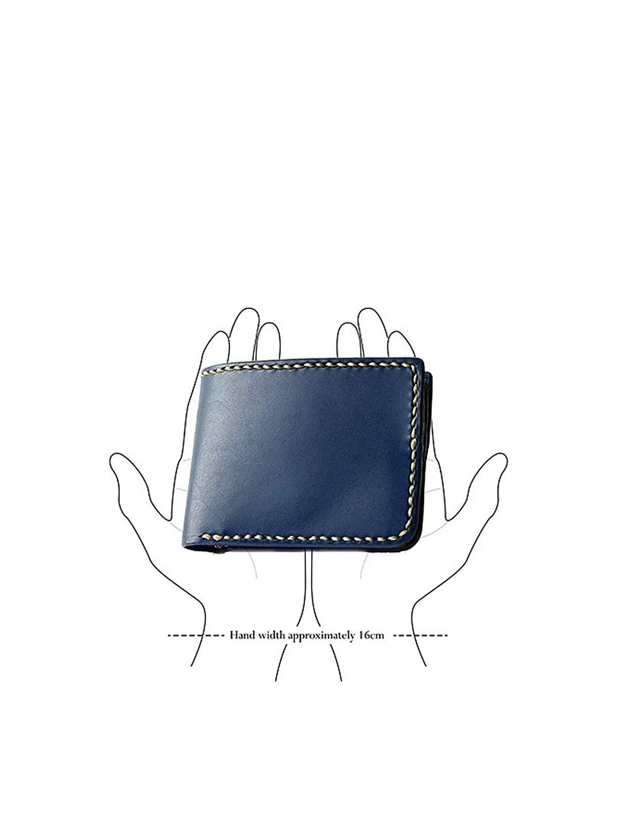 Voyej Vessel V Navy Blue Short Wallet