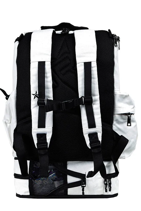 White Rebel Hero Plus Backpack