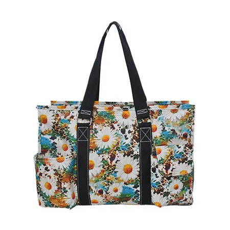 Wild Daisy NGIL Zippered Caddy Organizer Tote Bag