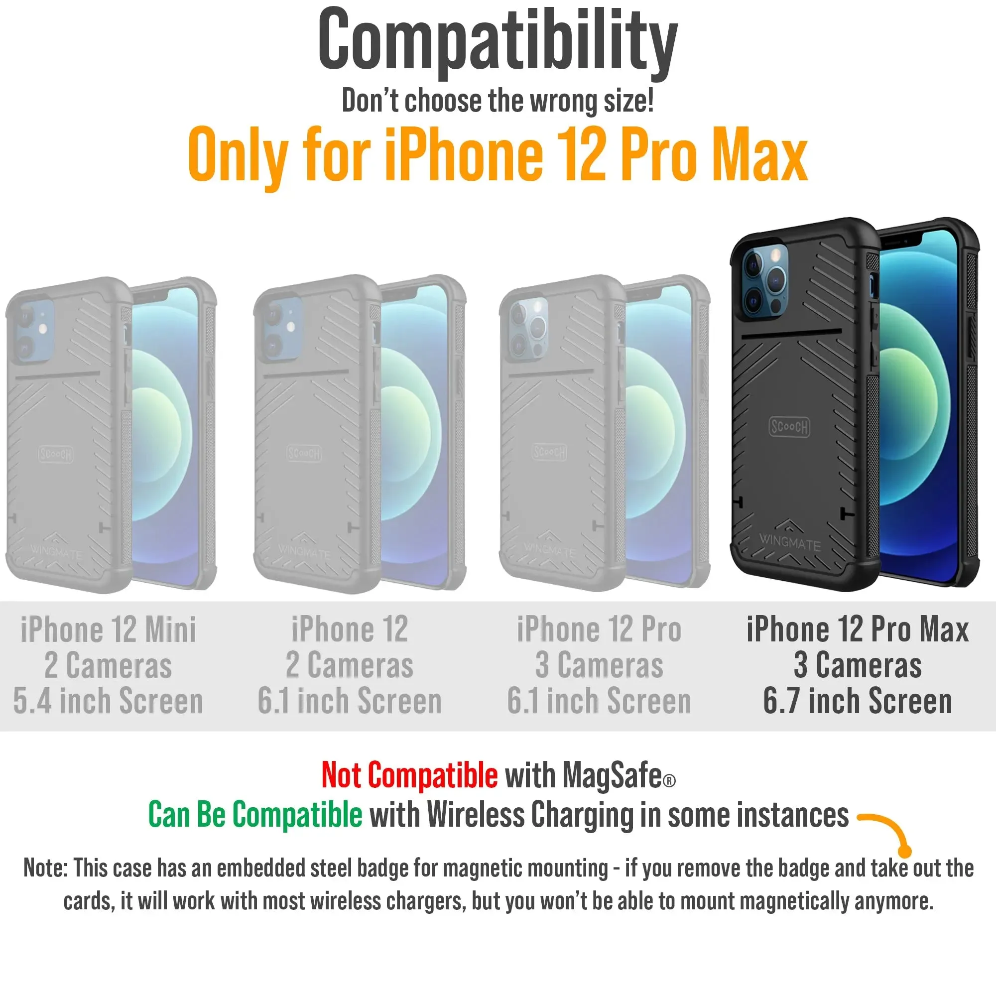 Wingmate Ultimate Bundle for iPhone 12 Pro Max