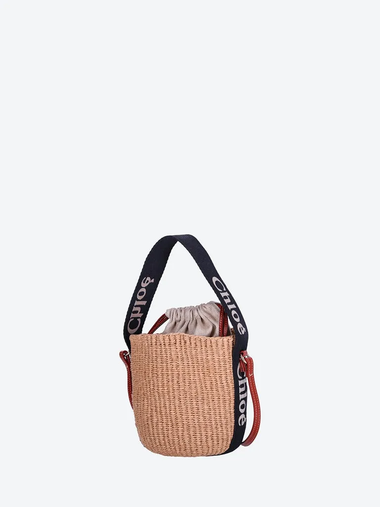 Woody small basket bag